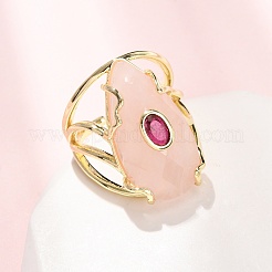 Natural Gemstone Cuff Rings&nbsp;GG-CBA5FCC-03G