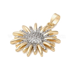 Brass Micro Pave Cubic Zirconia Pendants&nbsp;LS-KK-P329-02A