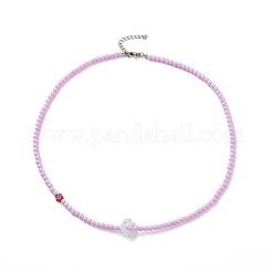 Opaque Acrylic Beaded Bracelets&nbsp;NJEW-JN04174