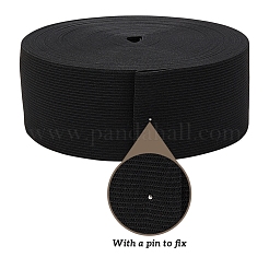Flat Elastic Rubber Cord/Band&nbsp;OCOR-WH0032-38B-01