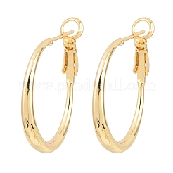 Brass Hoop Earrings for Women&nbsp;EJEW-A156-17A-G