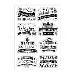 Custom Summer Theme PVC Plastic Clear Stamps&nbsp;DIY-WH0631-0445