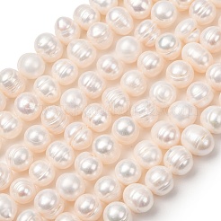 Natural Cultured Freshwater Pearl Beads Strands&nbsp;PA-CBABE82-11B