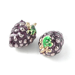 Brass Enamel Charms&nbsp;KK-G462-33LG