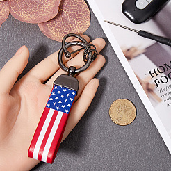 Imitation Leather Keychain Holder&nbsp;DIY-WH20013-23E