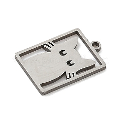 304 Stainless Steel Pendants&nbsp;STAS-H480-02P