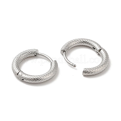 Non-Tarnish 304 Stainless Steel Hoop Earring&nbsp;EJEW-H134-01P