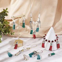 100Pcs Faux Suede Tassel Pendant Decorations&nbsp;FIND-SC0002-29A