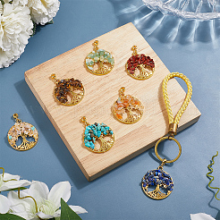 21Pcs 7 Styles Alloy Pendants&nbsp;PALLOY-HY00069