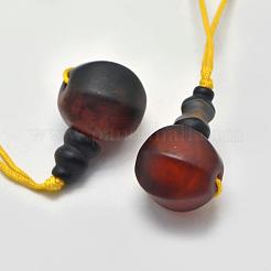Natural Agate 3 Hole Guru Beads&nbsp;G-K208-19