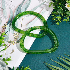 Resin Imitation Jade Bag Handles&nbsp;FIND-WH0128-03