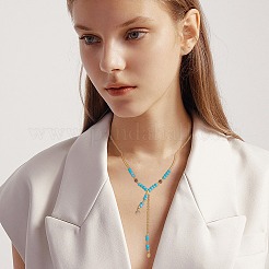 DIY Jewelry Bohemia Necklace Making Kits&nbsp;DIY-SZ0009-79