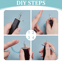 1Pc Plastic with Iron Bead Knotting Tool&nbsp;TOOL-WR0001-10B