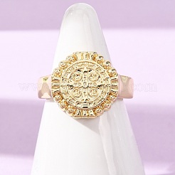 Brass Cuff Open Rings&nbsp;KK-CBA90BB-08G