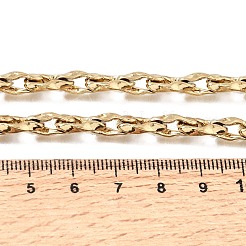 5.5MM 304 Stainless Steel Twisted Oval Link Chain Necklaces for Man and Women&nbsp;SA-CBAB767-18C-G