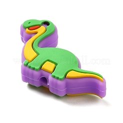 Cartoon Dinosaur Food Grade Eco-Friendly Silicone Focal Beads&nbsp;SIL-Q022-05D