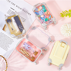 4Pcs 2 Colors Mini Plastic Suitcase Packaging Storage Boxes for Candy Small Items&nbsp;CON-SP0001-26B