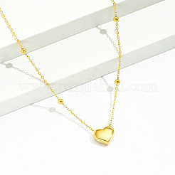 Stylish Stainless Steel Heart Pendant Necklaces for Girls&nbsp;KE1353