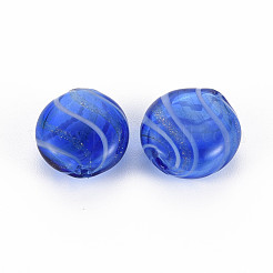 Transparent Handmade Blown Glass Globe Beads&nbsp;GLAA-T012-22
