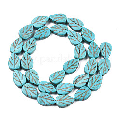 Gemstone Beads Strands&nbsp;TURQ-S240-14x10mm-2