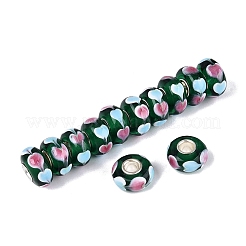 Handmade Lampwork Core European Beads&nbsp;LAMP-Q042-02C