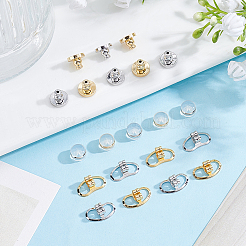 24Pcs 6 Styles Silicone Ear Nuts&nbsp;SIL-BBC0001-05