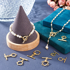 7Sets 7 Styles Brass Toggle Clasps&nbsp;KK-TA0008-78