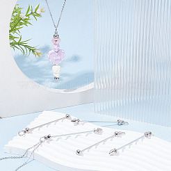 DIY Beadable Pendant Necklace Making Kits&nbsp;DIY-UN0008-55P