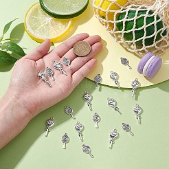 40Pcs 2 Styles Tibetan Style Alloy Pendants&nbsp;TIBEP-YW0001-78