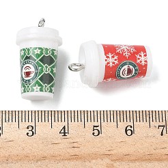 Christmas Theme Opaque Resin Pendants&nbsp;RESI-I344-01P