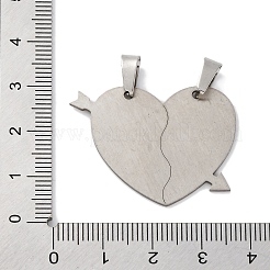 201 Stainless Steel Pendants&nbsp;STAS-Q342-46P