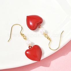 Electroplated 304 Stainless Steel Dangle Earrings&nbsp;EJEW-Z129-23G