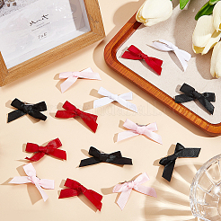 Bowknot Polyester Alligator Hair Clips&nbsp;AJEW-CP0008-35B