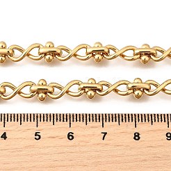 304 Stainless Steel Oval Infinity Link Chain Necklaces for Women Men&nbsp;NJEW-K249-20B-G