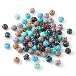 110PCS 10Colors Opaque Acrylic Beads&nbsp;OACR-TA0002-52