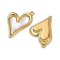 Natural Freshwater Shell Pendants&nbsp;STAS-G397-23G-01