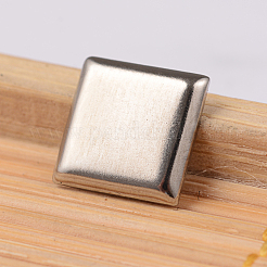 Tarnish Resistant Square 304 Stainless Steel Plain Edge Bezel Cups&nbsp;STAS-E104-21A