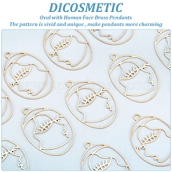 Brass Pendants&nbsp;KK-DC0001-57