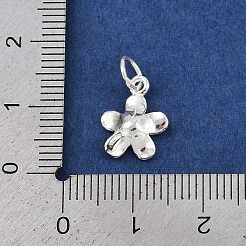 925 Sterling Silver Flower Charms&nbsp;STER-K183-12S