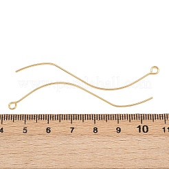 Brass Earring Findings&nbsp;KK-A274-17B-G