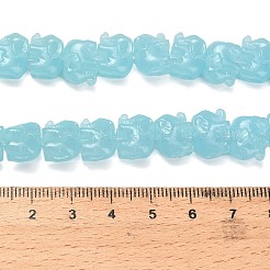 Synthetic Coral Dyed Carved Bead&nbsp;BSHE-H114-04A