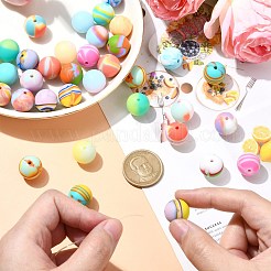Round Silicone Focal Beads&nbsp;SIL-CJC0001-11A