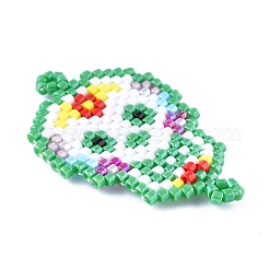 Handmade Seed Beads Links Connectors&nbsp;SEED-I012-48B