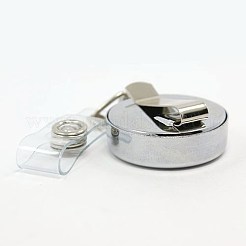 Alloy Retractable Badge Reel&nbsp;X-AJEW-M004-01A