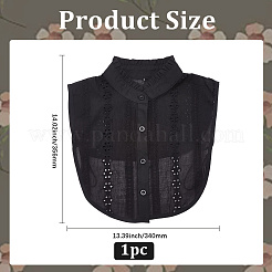 Detachable Cotton Shirt Collars&nbsp;AJEW-WH20816-029