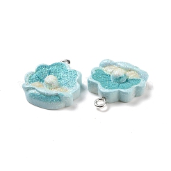 Ocean Theme Opaque Resin Pendants&nbsp;RESI-J023-10A