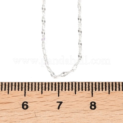1.5MM Adjustable Slider Brass Dapped Chain Necklaces for Men Women&nbsp;NJEW-L012-10S