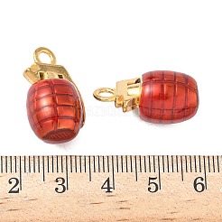 304 Stainless Steel Enamel Pendants&nbsp;STAS-I346-14G-01