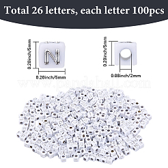 2600Pcs 26 Styles Opaque Acrylic Beads&nbsp;OACR-SC0002-18