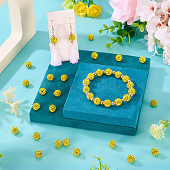 30Pcs Pave Disco Ball Beads&nbsp;RB-TA0001-27A